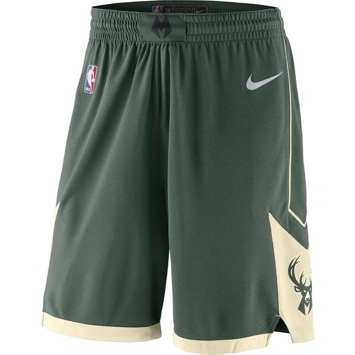 Nike NBA Milwaukee Bucks Erkek Yeşil Basketbol Şort AJ5623-323 RA9170