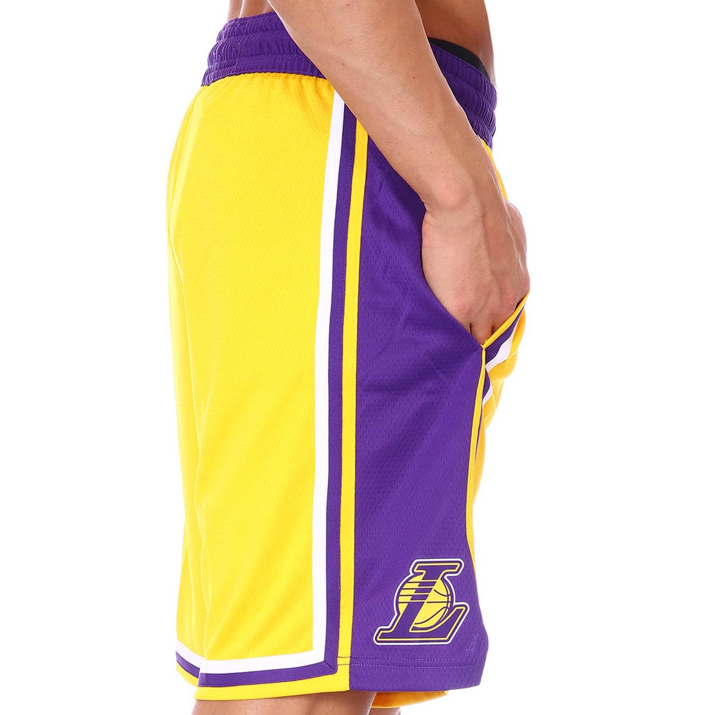 Nike NBA Los Angeles Lakers Lebron Erkek Sarı Basketbol Şortu