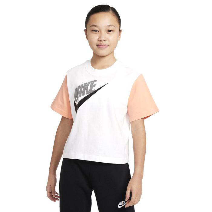 Nike G Nsw Tee Essntl Boxy Tee Dnc Çocuk Beyaz Günlük Stil Tişört DV0349-100