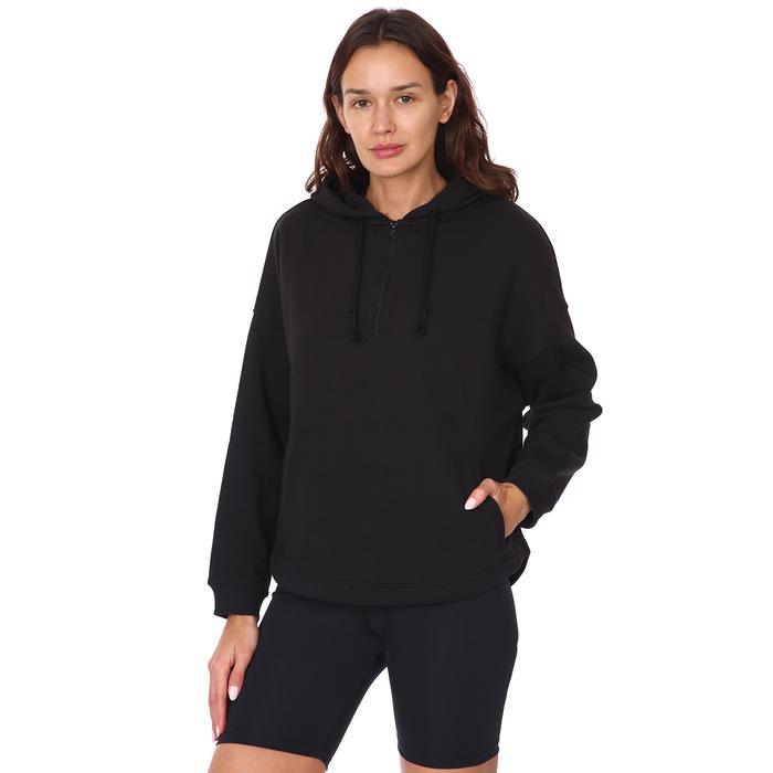 Sportive Spt Kadın Siyah Günlük Stil Sweatshirt 22YKTL13D01-SYH