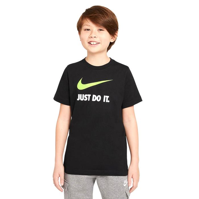 Nike B Nsw Jdi Swoosh Çocuk Siyah Günlük Stil Tişört AR5249-014