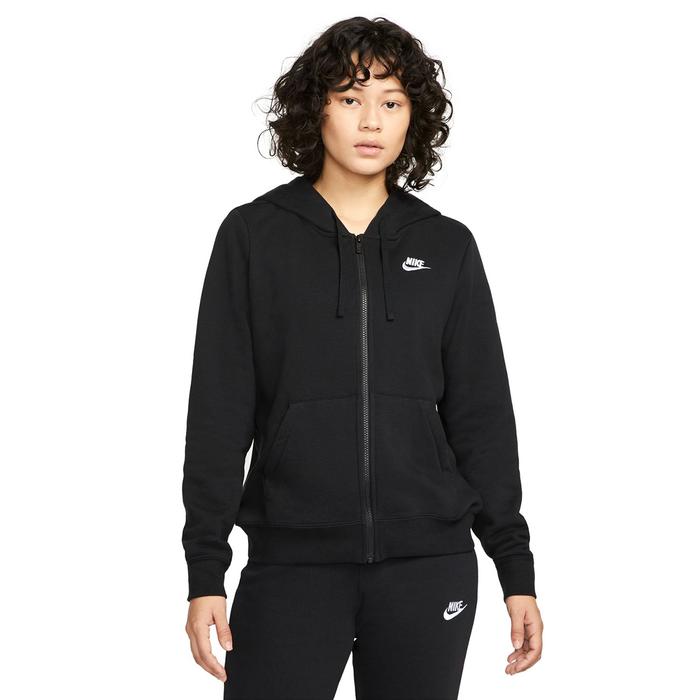 Nike W Nsw Club Flc Fz Hoodie Std Kadın Siyah Günlük Stil Sweatshirt DQ5471-010