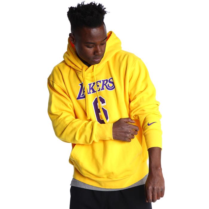 Nike Los Angeles Lakers Essential Erkek Sarı Basketbol Sweatshirt DB1181-728
