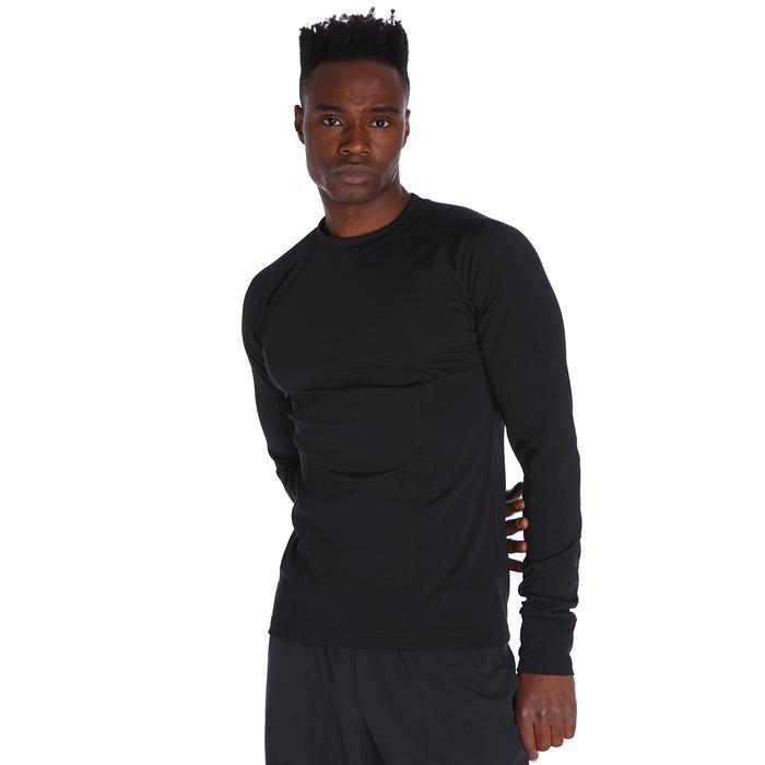 Sportive Abisso Midlayer Erkek Siyah Koşu Tişört 22KETP18D02-SYH