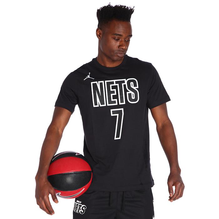 Nike Brooklyn Nets Statement NBA Erkek Siyah Basketbol Tişört DV5760-016