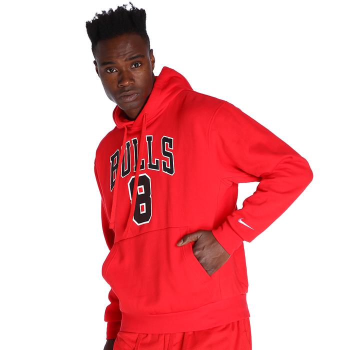 Nike Chicago Bulls NBA Erkek Kırmızı Basketbol Sweatshirt DB1208-657