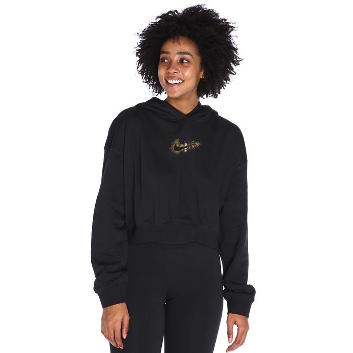 Nike W Nsw Strdst Gx Hdy Kadın Siyah Günlük Stil Sweatshirt DQ6776-010