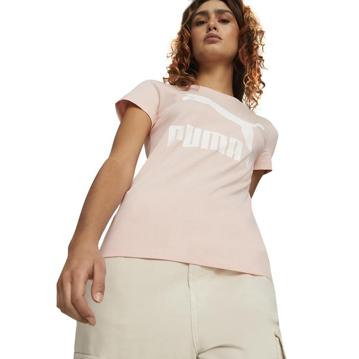 Puma Classics Logo Kadın Çok Renkli Günlük Stil T-Shirt 53007796