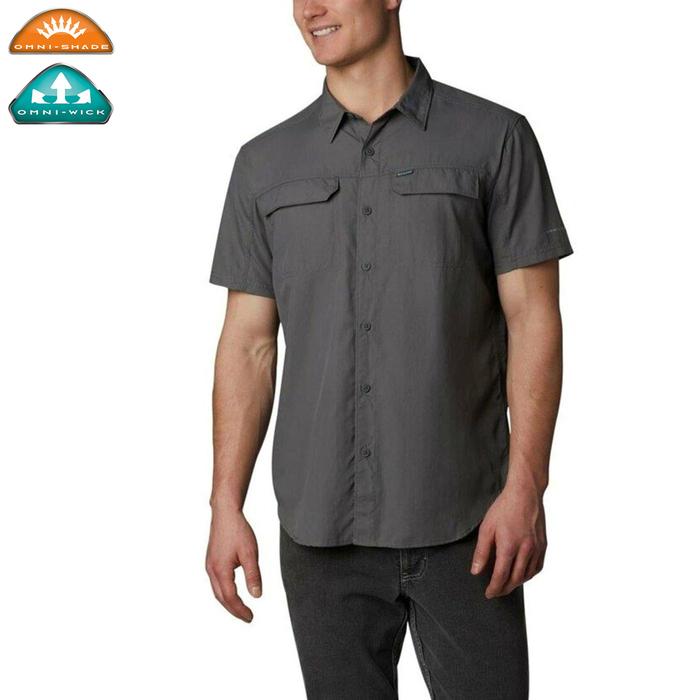 Columbia Silver Ridge 2.0 Short Sleeve Shirt Erkek Gri Outdoor Gömlek AO0647-023