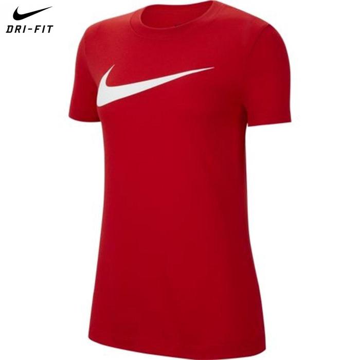 Nike Dri-Fit Park20 Ss Tee Hbr Kadın Kırmızı Futbol Tişört CW6967-657 (Ürünün tedarik süresi 90 gündür)