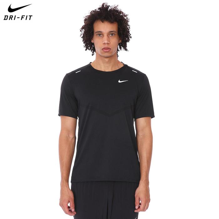 Nike Dri-Fit Rise 365 Ss Erkek Siyah Koşu Tişört CZ9184-013