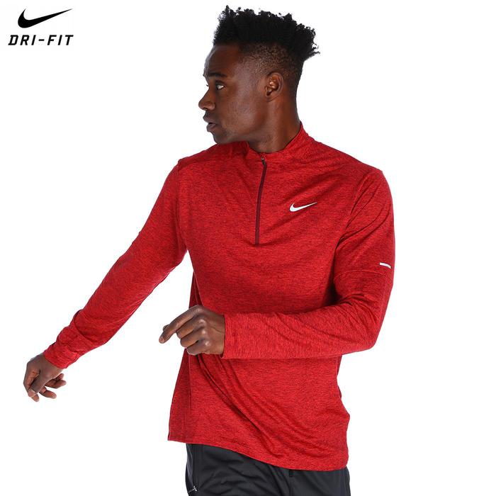 Nike Dri-Fit Element Erkek Kırmızı Koşu Uzun Kollu Tişört DD4756-638