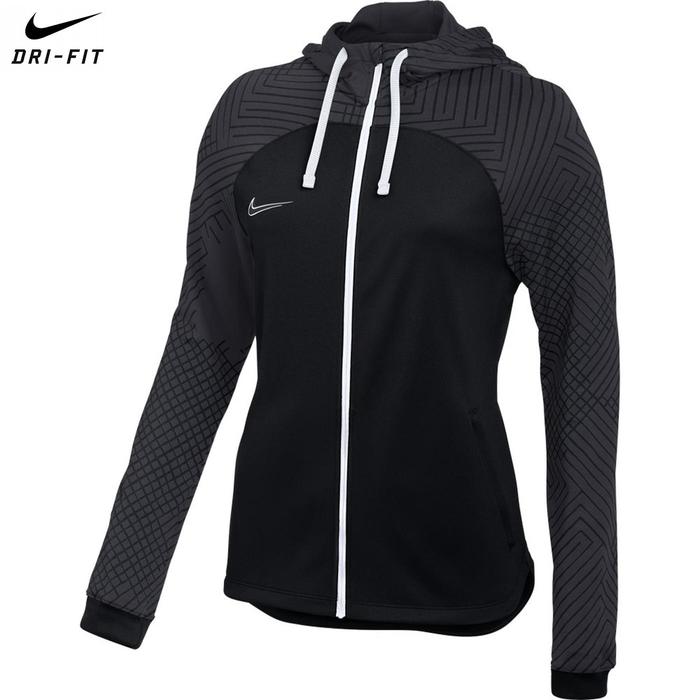 Nike Dri-Fit Strk Hd Trk Jkt K Kadın Siyah Futbol Sweatshirt DH9153-011