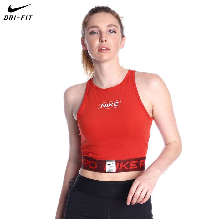 Nike Pro Dri-Fit Kadın Kırmızı Günlük Stil Atlet DQ5593-623