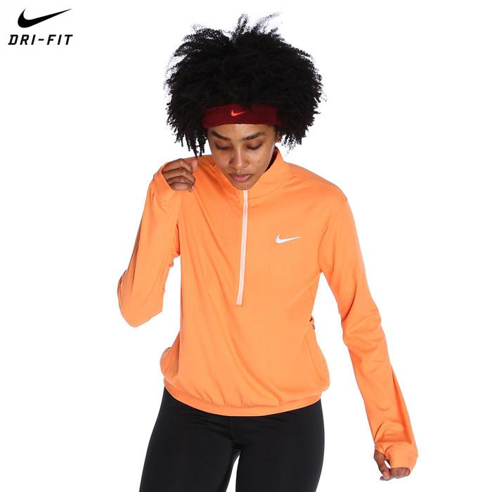 Nike Dri-Fit Element Kadın Turuncu Koşu Uzun Kollu Tişört DM7365-871