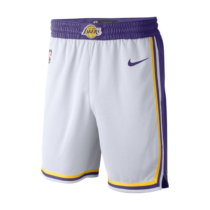 Nike Los Angeles Lakers NBA Erkek Beyaz Basketbol Şort AJ5616-100 RA9482