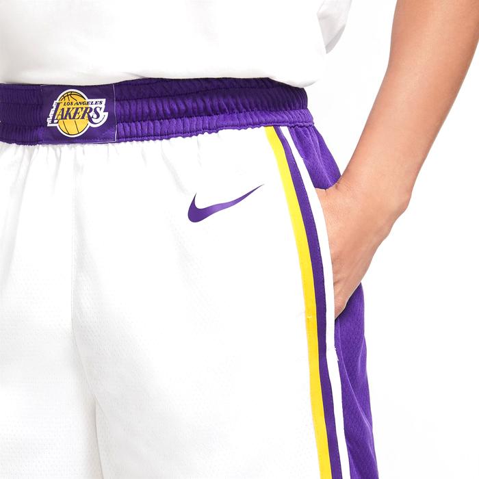 Nike Los Angeles Lakers NBA Erkek Beyaz Basketbol Şort AJ5616-100 RA9482