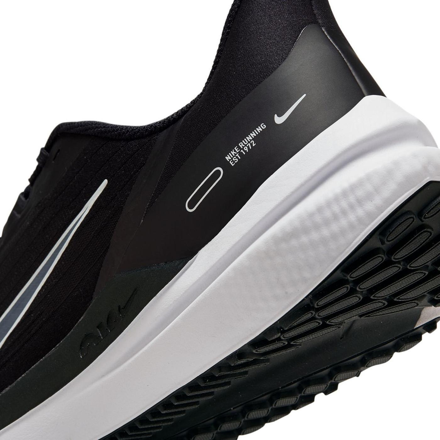 Nike Air Winflo Men's Road Running Shoes Black/white-dark Smoke Grey ...
