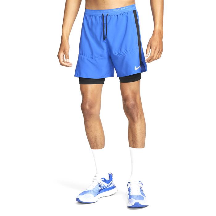 Nike Dri-Fit Stride 5in Erkek Mavi Koşu Şort DM4757-480