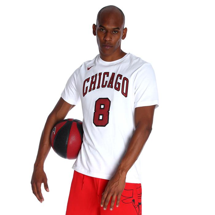 Nike Zach LaVine Chicago Bulls Erkek Beyaz Basketbol Tişört DV5980-105