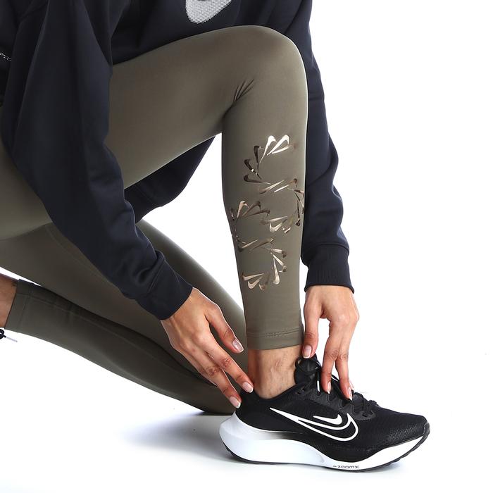 Nike Therma-FIit One Kadın Kahverengi Antrenman Tayt DQ6186-222 RN9035