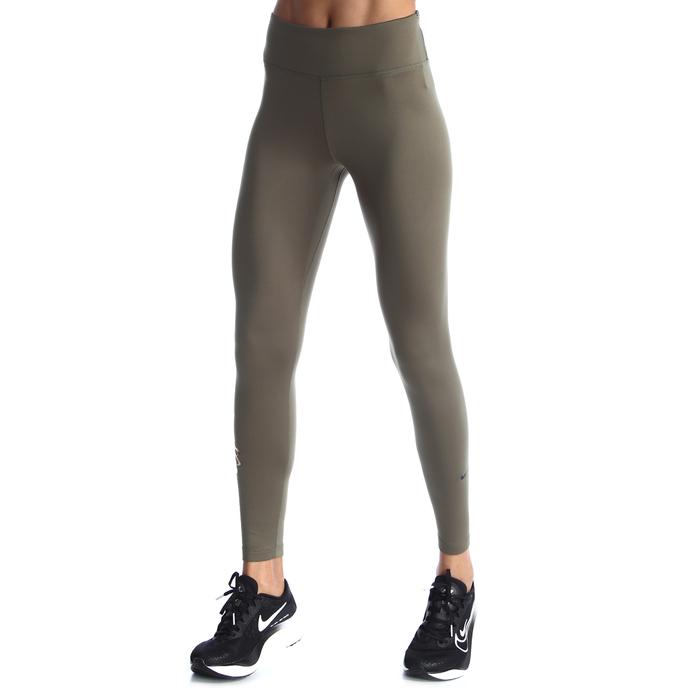 Nike Therma-FIit One Kadın Kahverengi Antrenman Tayt DQ6186-222