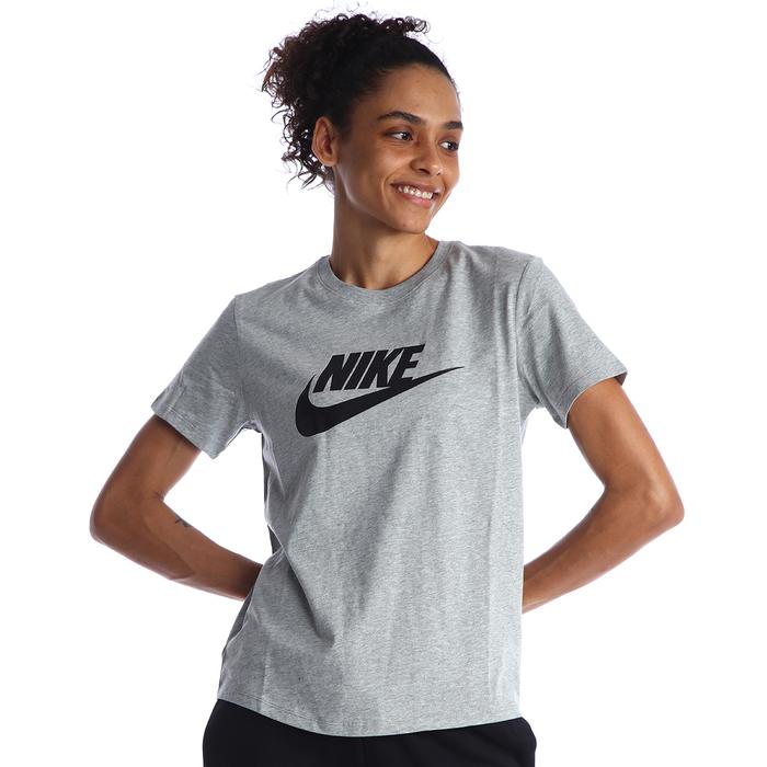 Nike W Sportswear Essential Kadın Gri Günlük Stil T-shirt DX7906-063