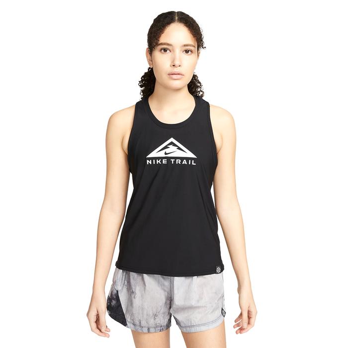 Nike Dri-Fit Trail Tank Kadın Siyah Koşu Atleti DX1023-010