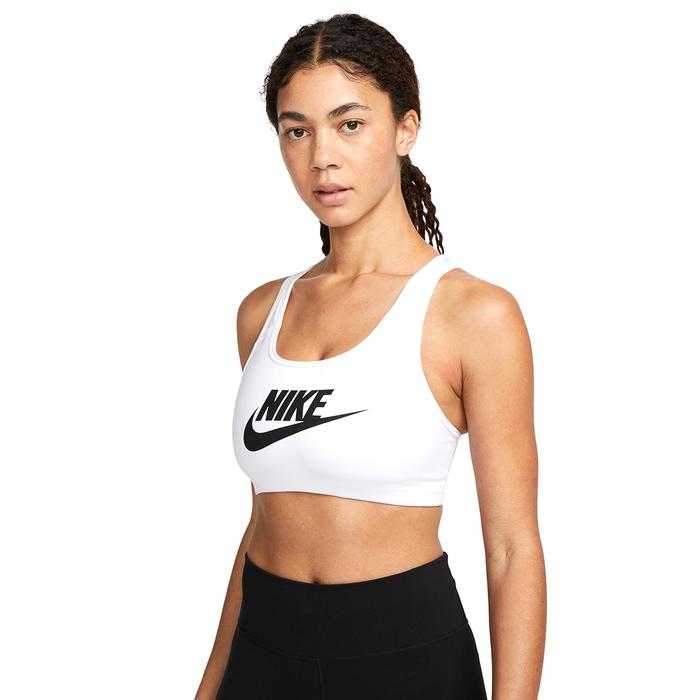 Nike Swoosh Futura Bra Kadın Beyaz Antrenman Sporcu Sütyeni 899370-100