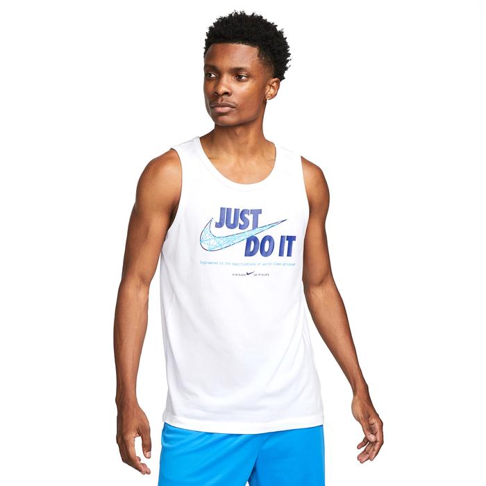 Nike Dri-Fit Erkek Beyaz Günlük Stil Atlet FJ2459-100