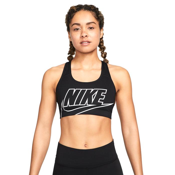Nike Swoosh Futura Kadın Siyah Antrenman Sporcu Sütyeni 899370-010